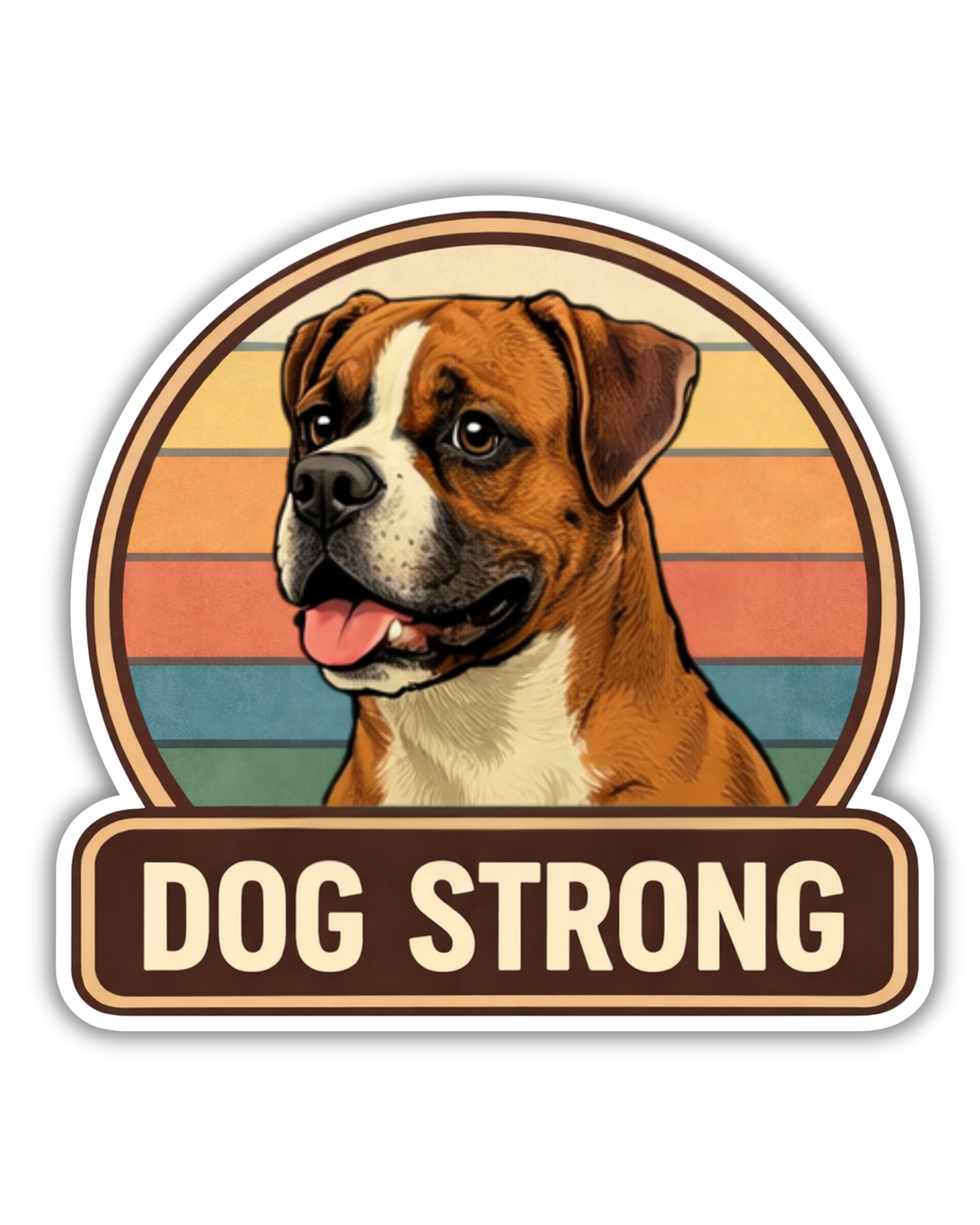 Boxer Sticker
