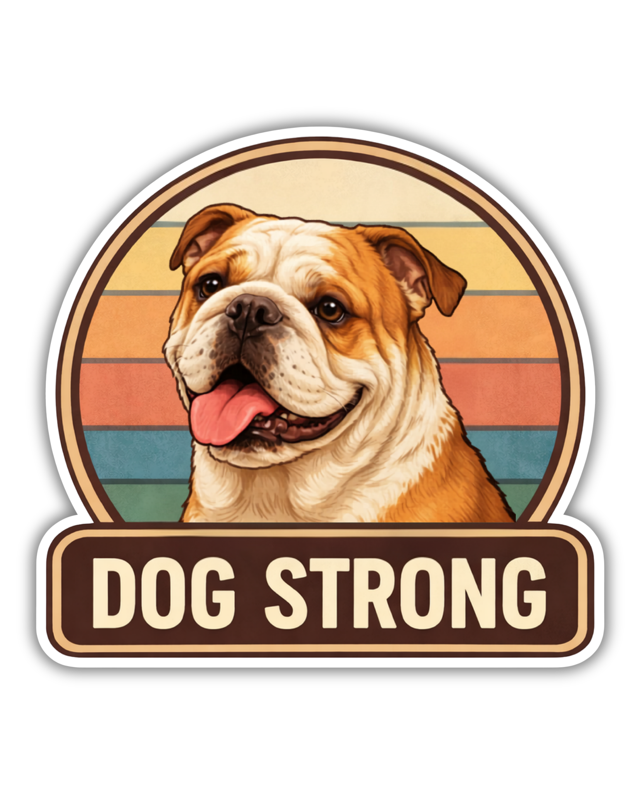 Bulldog Sticker