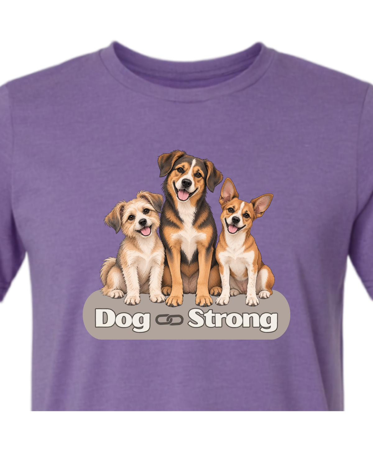 Dog Strong Trio — Classic | Short Sleeve T-shirt