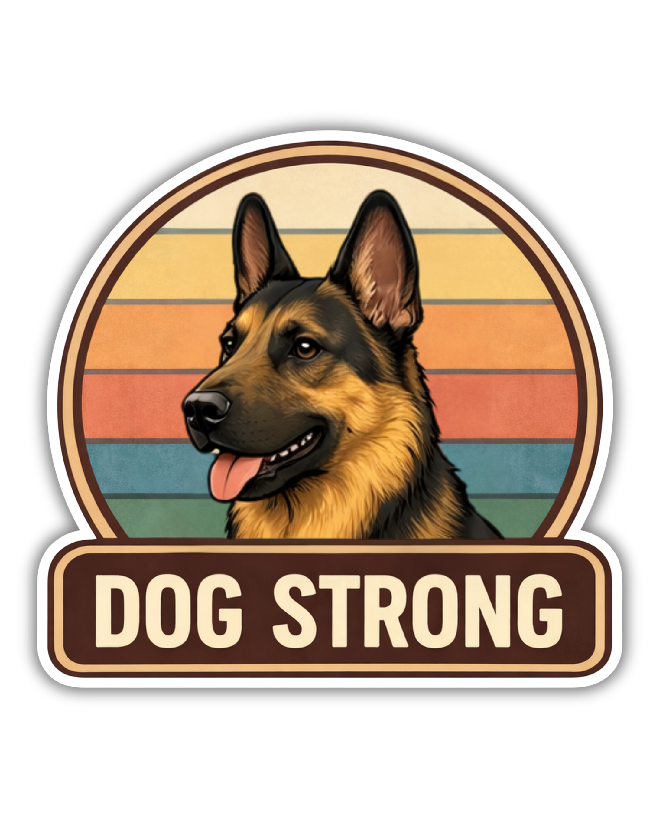 German Shepherd Sticker