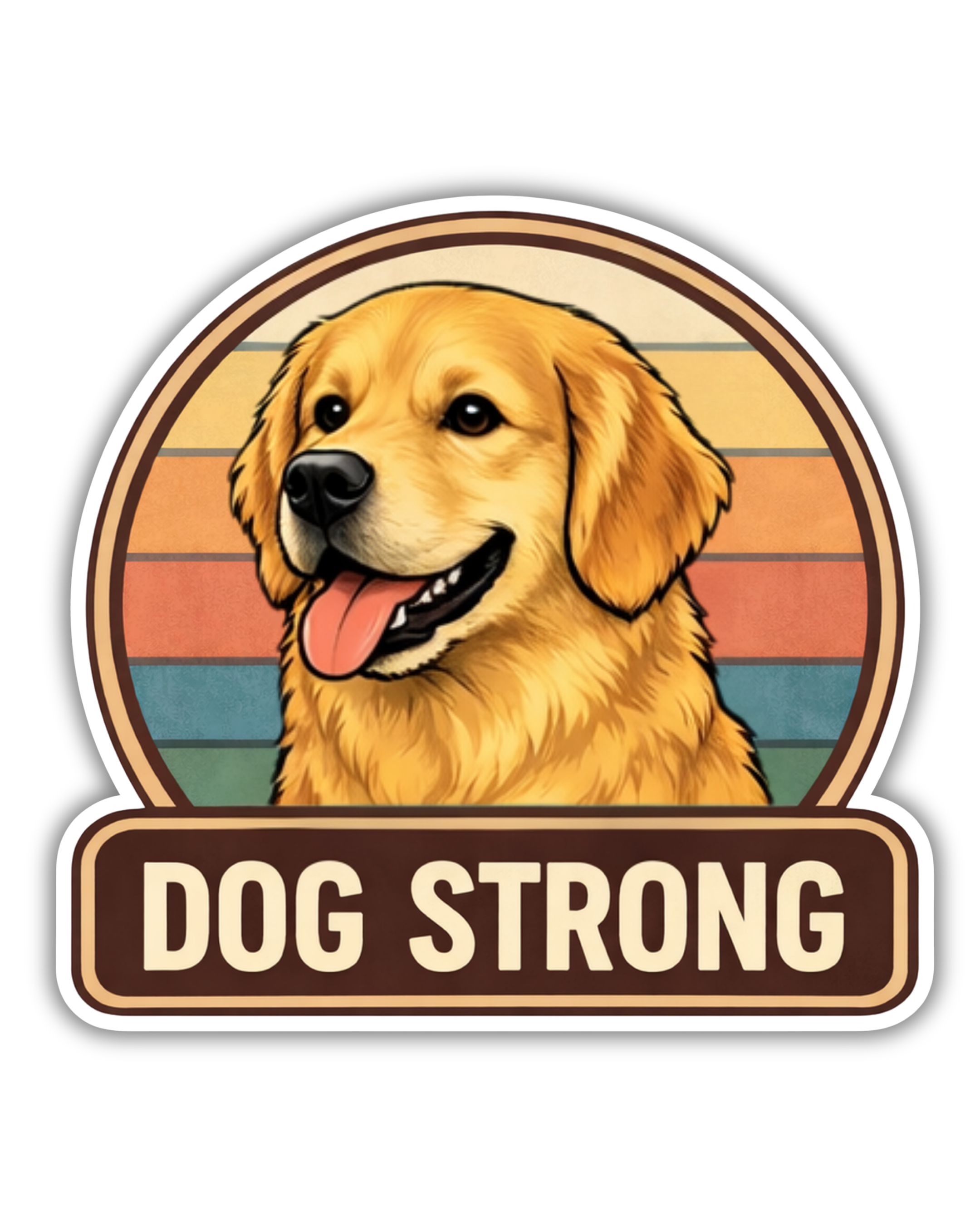 Golden Retriever Sticker