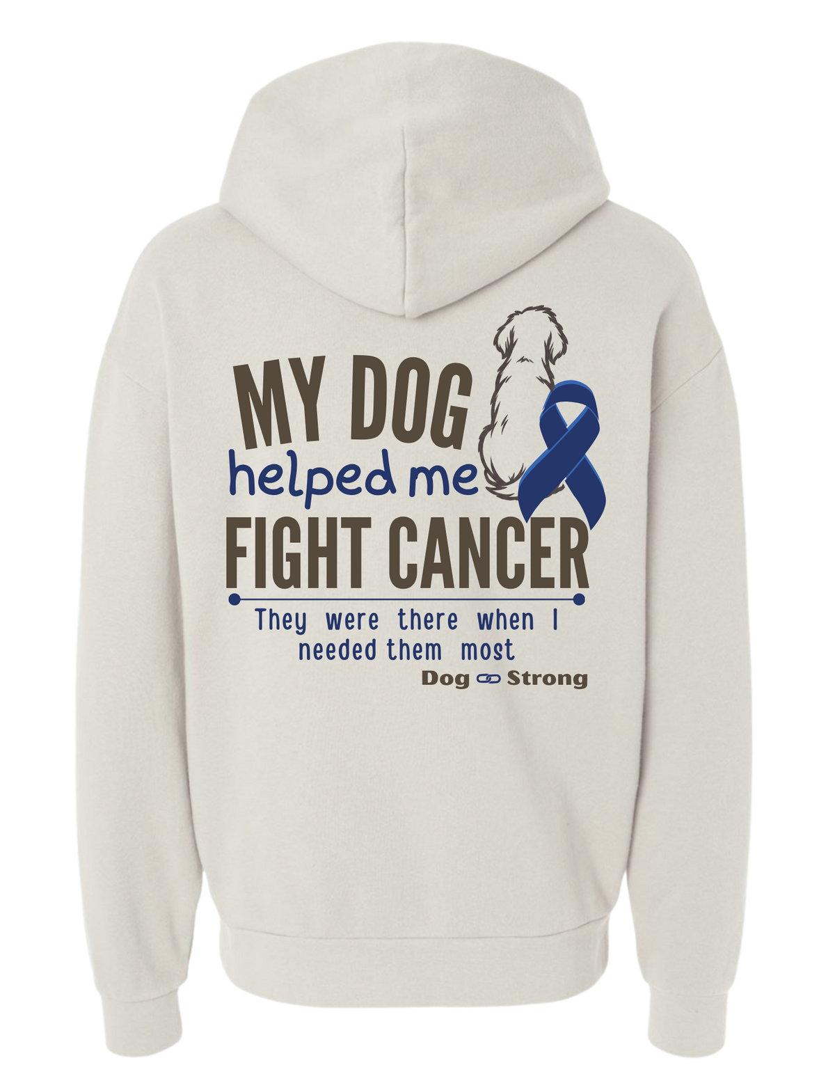 My Dog Helped Me Fight Cancer — Colon Cancer | Midweight Hoodie