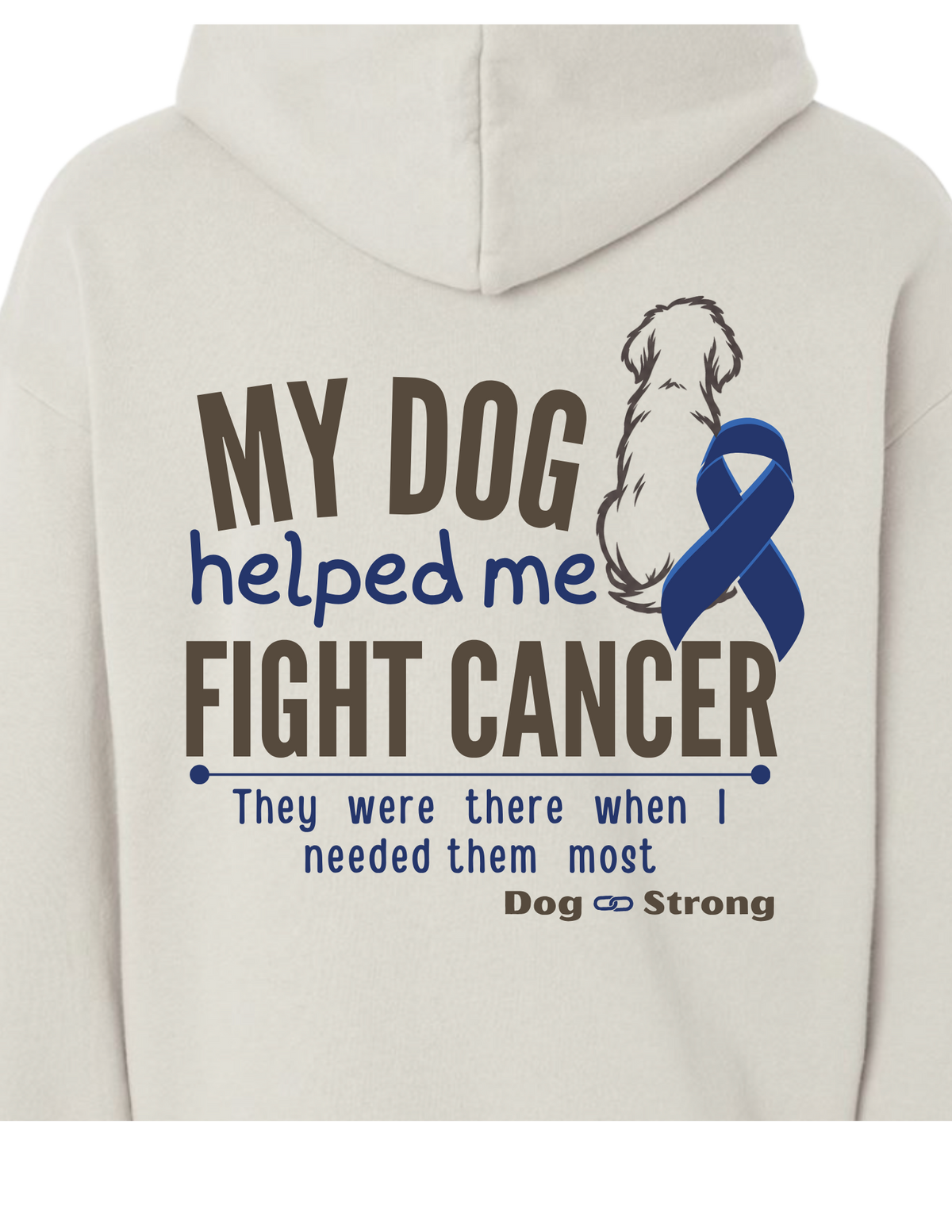 My Dog Helped Me Fight Cancer — Colon Cancer | Midweight Hoodie