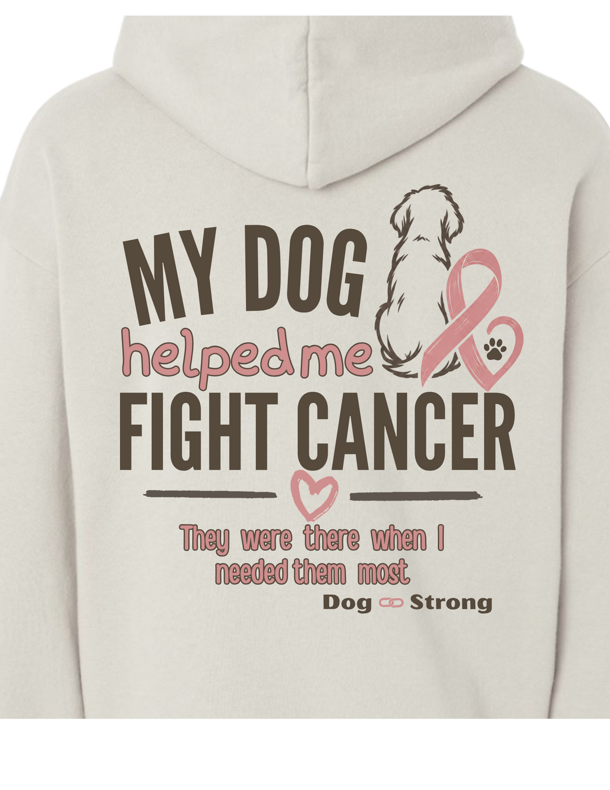 My Dog Helped Me Fight Cancer — Breast Cancer | Midweight Hoodie