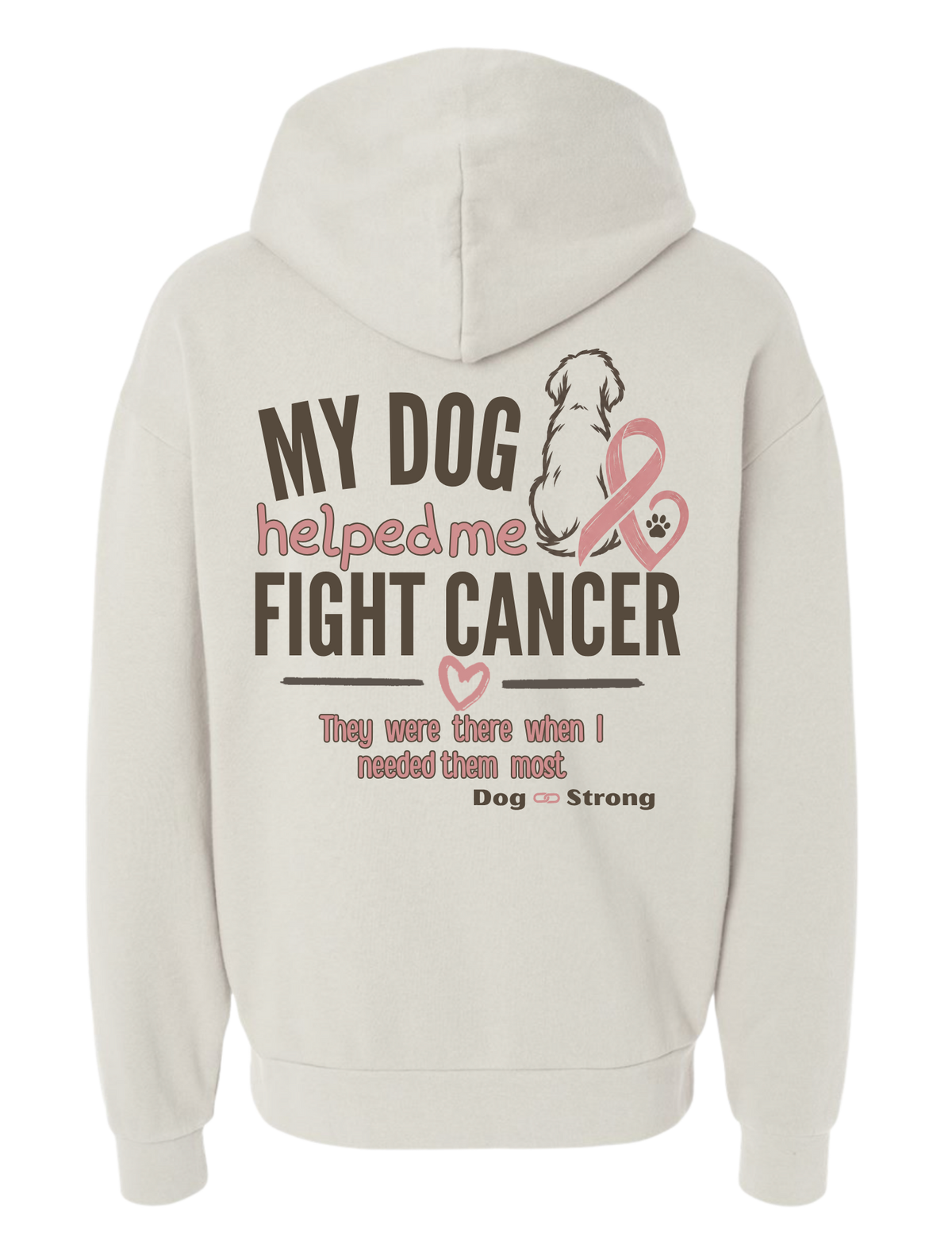 My Dog Helped Me Fight Cancer — Breast Cancer | Midweight Hoodie