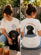 Loved by a Lab (Black) | Short Sleeve T-shirt