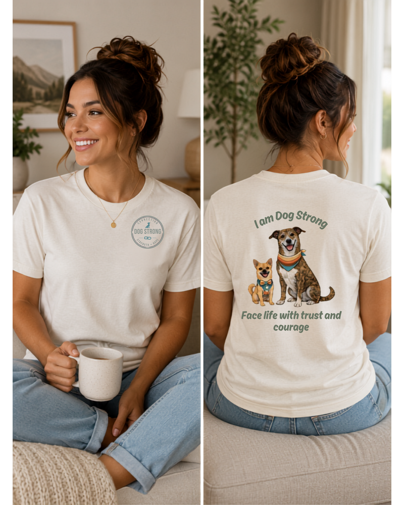 Face Life with Trust and Courage | Short Sleeve T-shirt