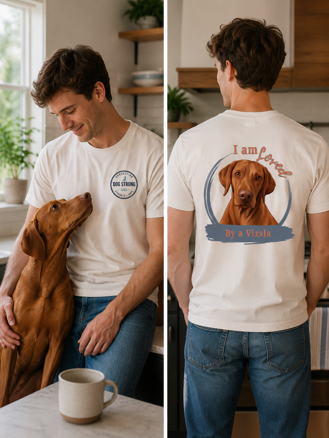 Loved by a Vizsla | Short Sleeve T-shirt