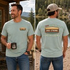 My Dog Keeps Me Going (Heritage) | Short Sleeve T-shirt