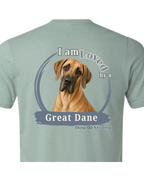 I Am Loved By A Great Dane | Short Sleeve T-shirt