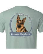I Am Loved By A German Shepherd | Short Sleeve T-shirt