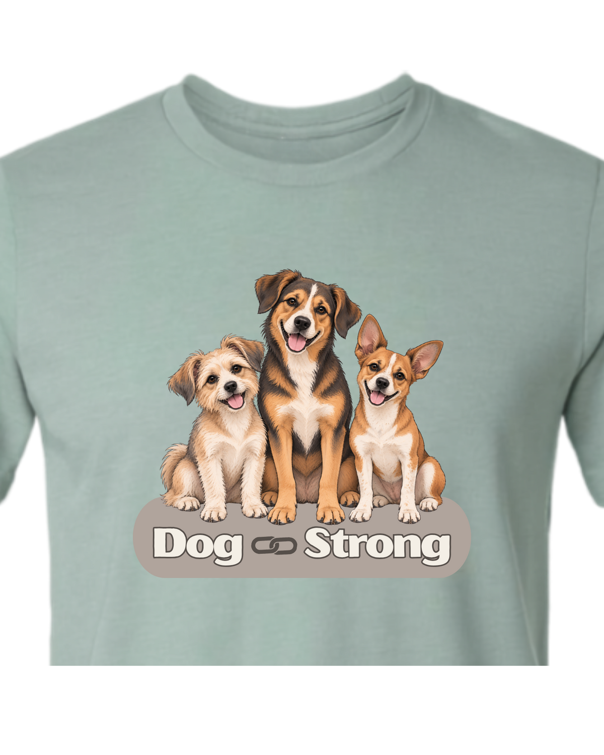 Dog Strong Trio — Classic | Short Sleeve T-shirt