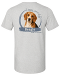 I Am Loved By A Beagle | Short Sleeve T-shirt