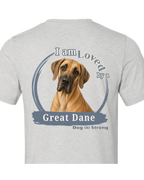 I Am Loved By A Great Dane | Short Sleeve T-shirt