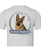 I Am Loved By A German Shepherd | Short Sleeve T-shirt