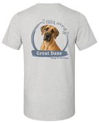 I Am Loved By A Great Dane | Short Sleeve T-shirt