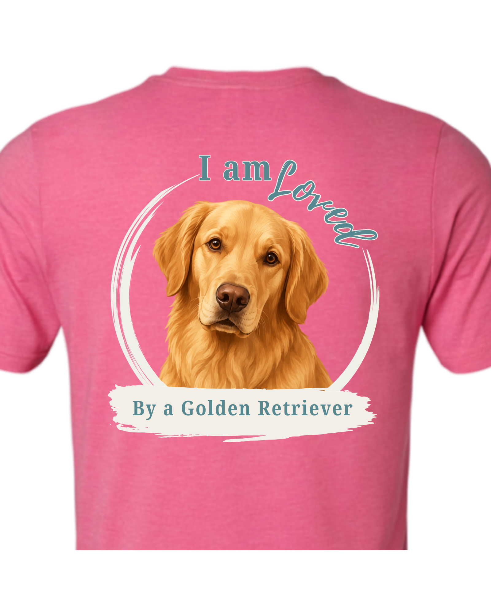 Loved by a Golden Retriever | Short Sleeve T-shirt