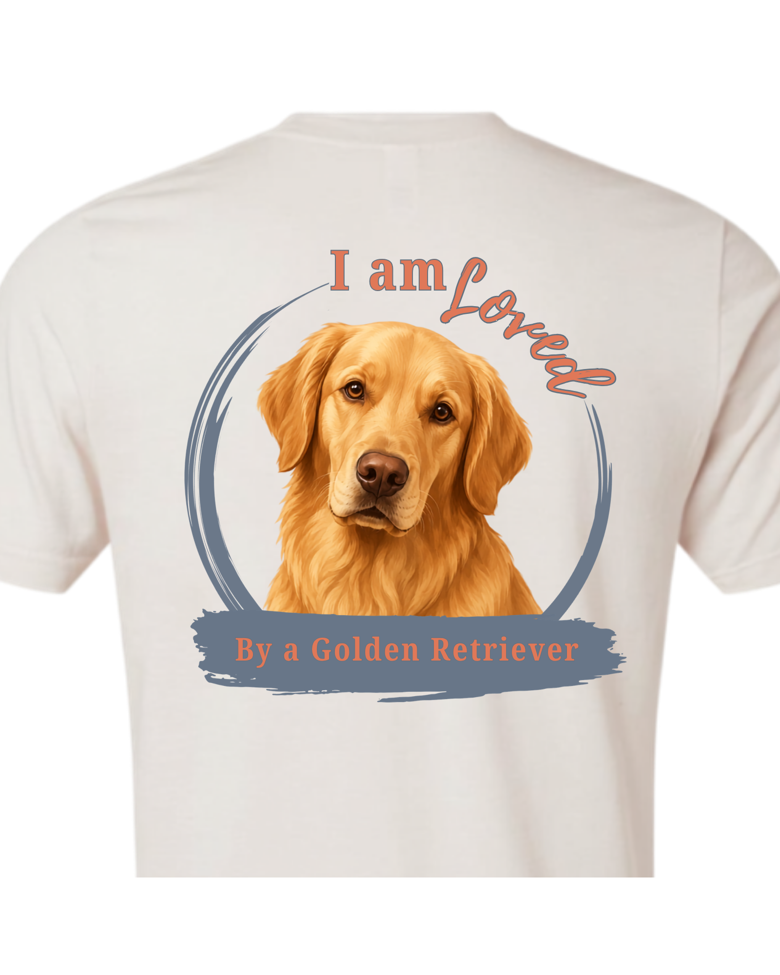 Loved by a Golden Retriever | Short Sleeve T-shirt