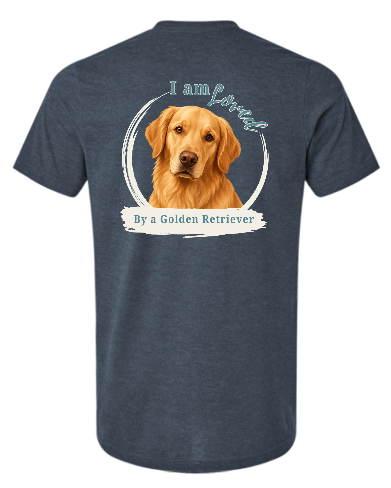 Loved by a Golden Retriever | Short Sleeve T-shirt