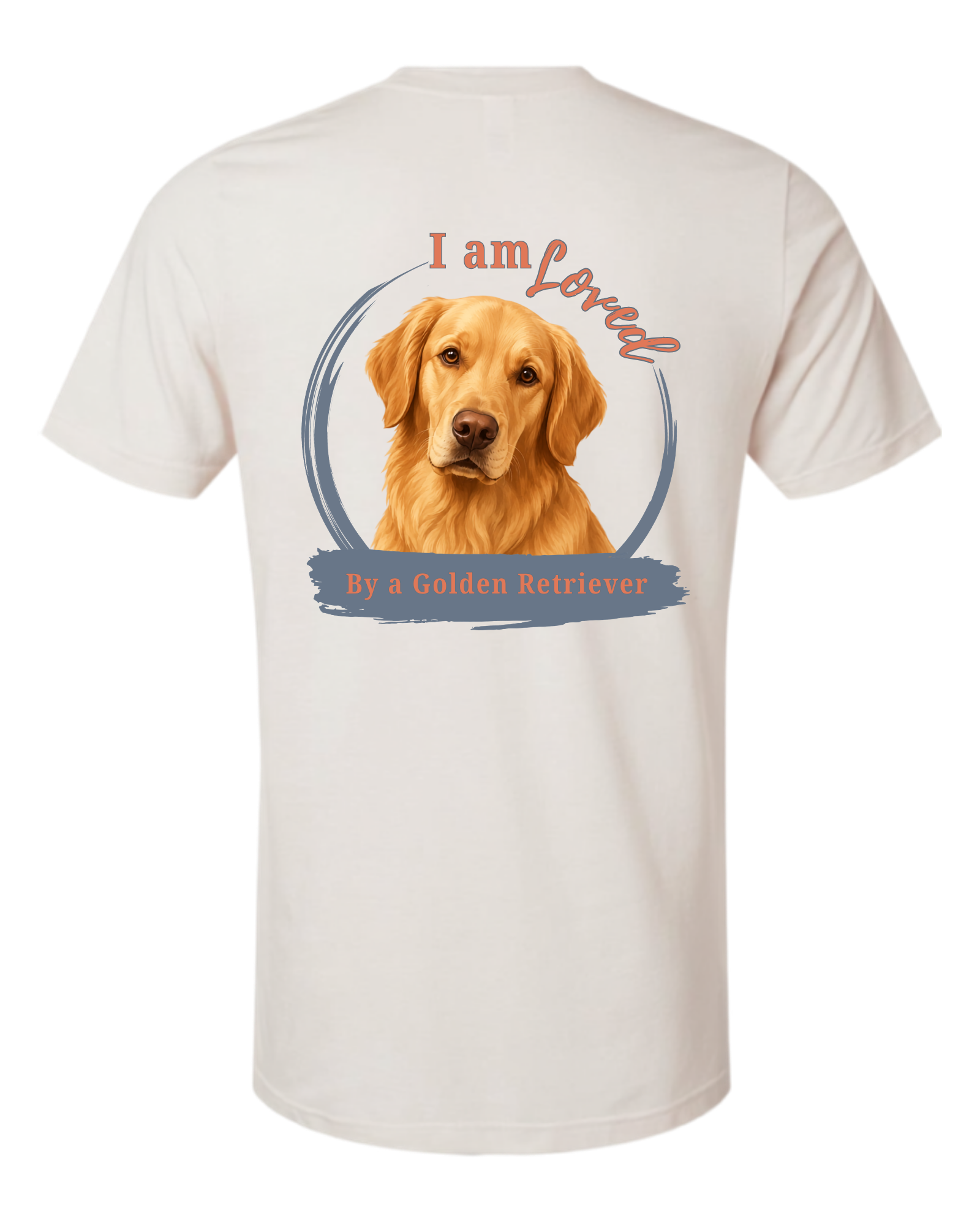 Loved by a Golden Retriever | Short Sleeve T-shirt