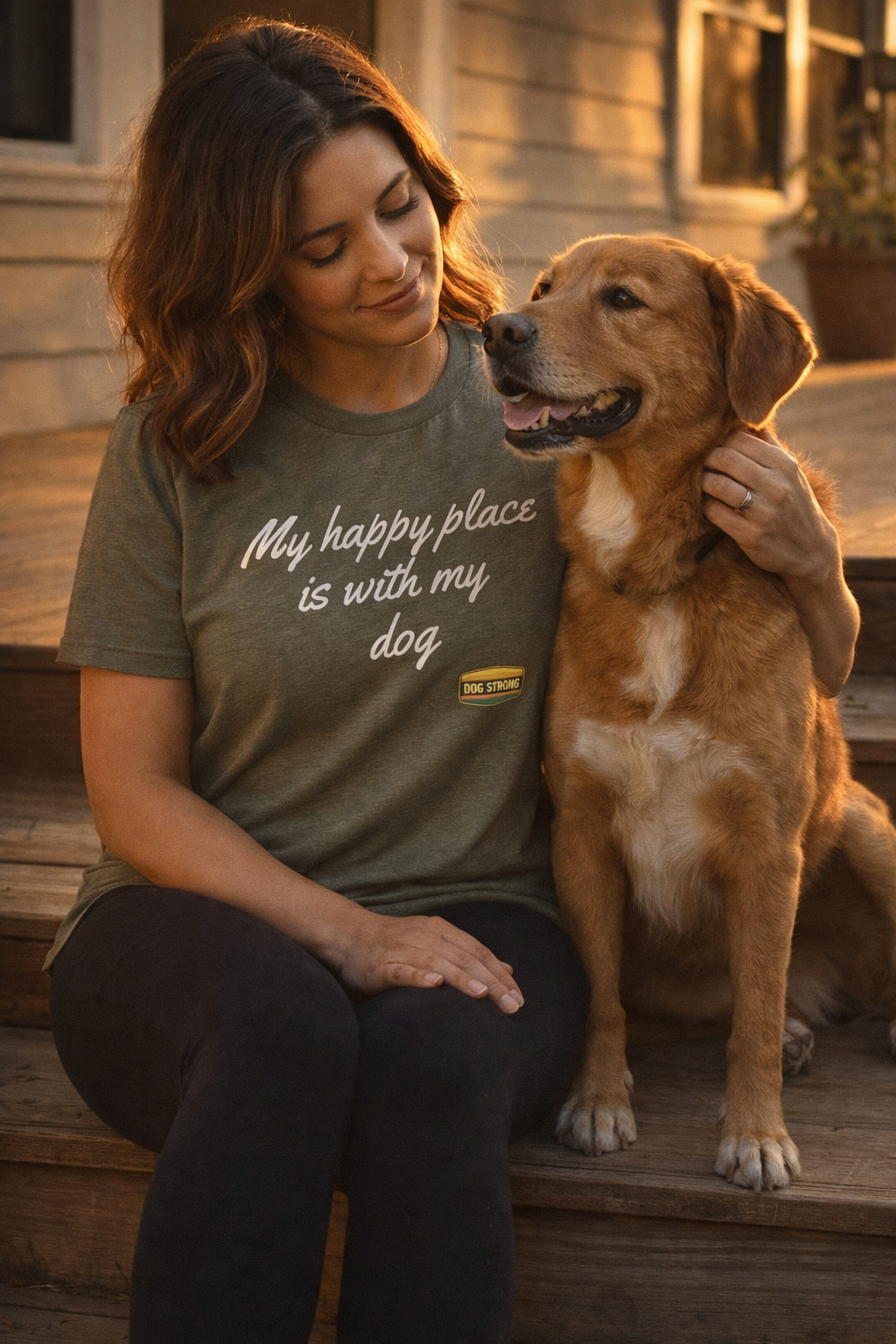 My happy place is with my dog Shirt