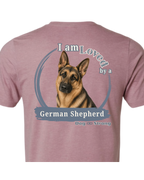 I Am Loved By A German Shepherd | Short Sleeve T-shirt