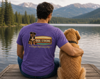 Because of Dogs — Keep Me Going (Heritage) T-Shirt