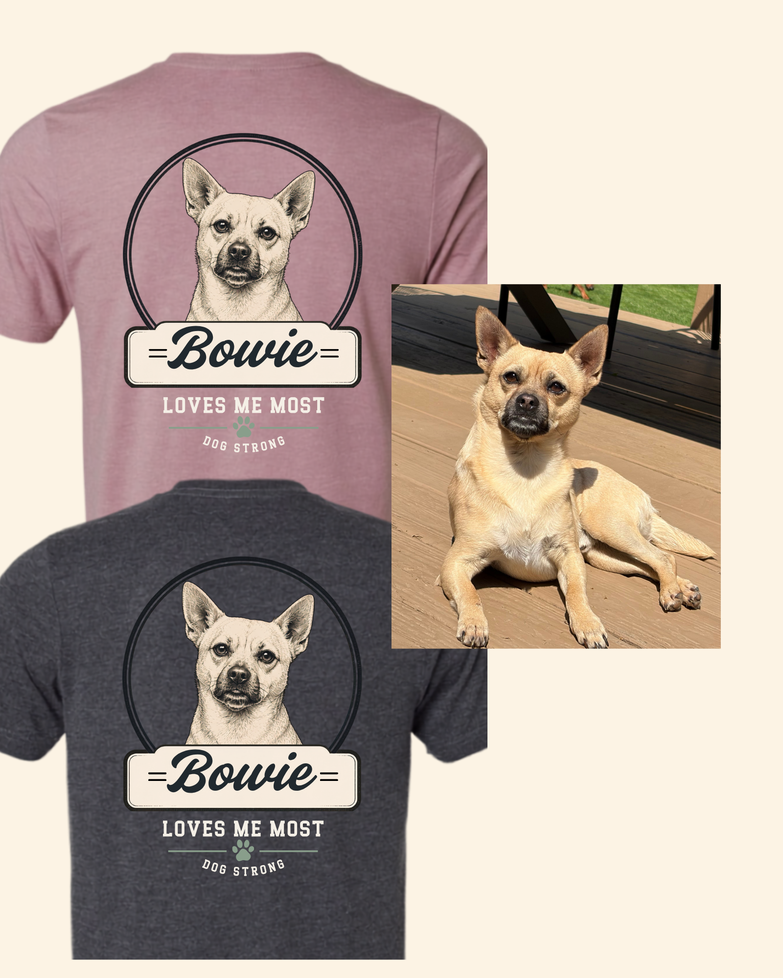 Loves Me Most — Classic Style | Custom Dog T-shirt