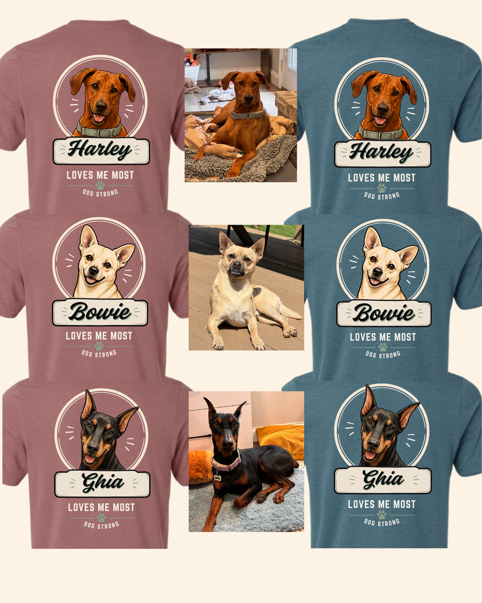 Loves Me Most — Playful Style | Custom Dog T-shirt