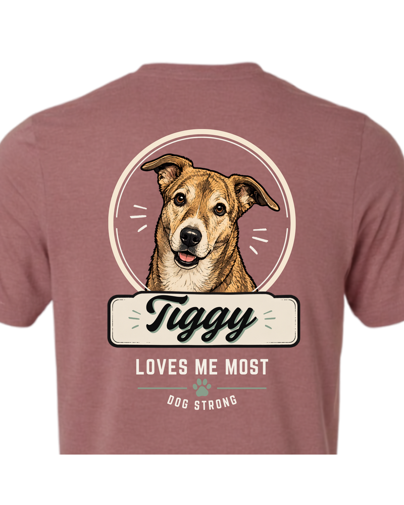 Loves Me Most — Playful Style | Custom Dog T-shirt
