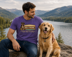 Because of Dogs — Keep Me Going (Heritage) T-Shirt