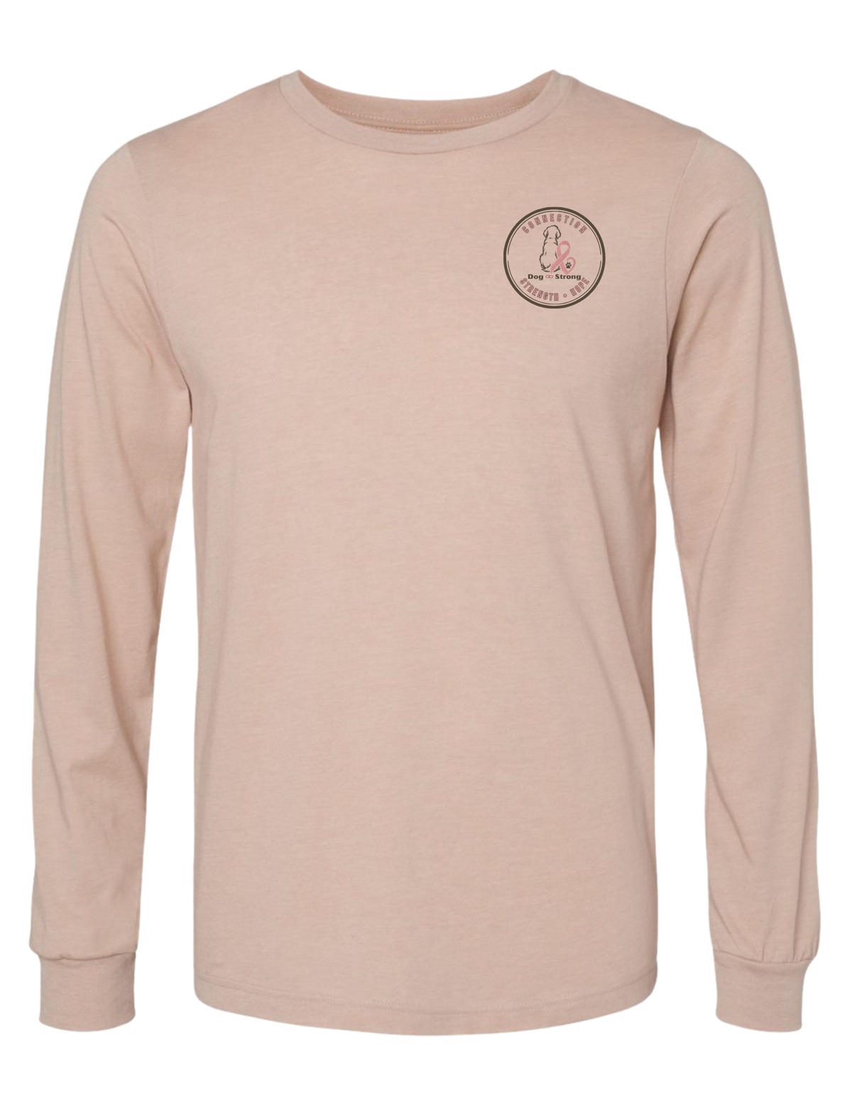My Dog Helped Me Fight Cancer — Breast Cancer | Long Sleeve T-shirt