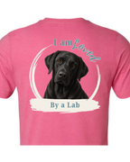 Loved by a Lab (Black) | Short Sleeve T-shirt