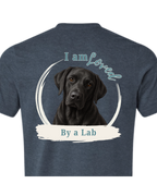 Loved by a Lab (Black) | Short Sleeve T-shirt