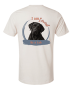 Loved by a Lab (Black) | Short Sleeve T-shirt