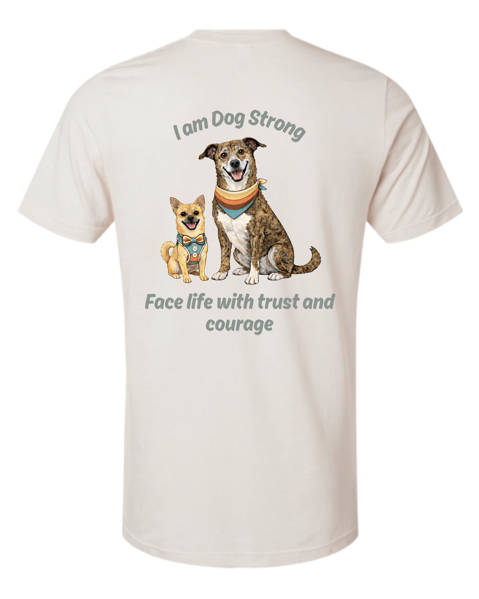 Face Life with Trust and Courage | Short Sleeve T-shirt