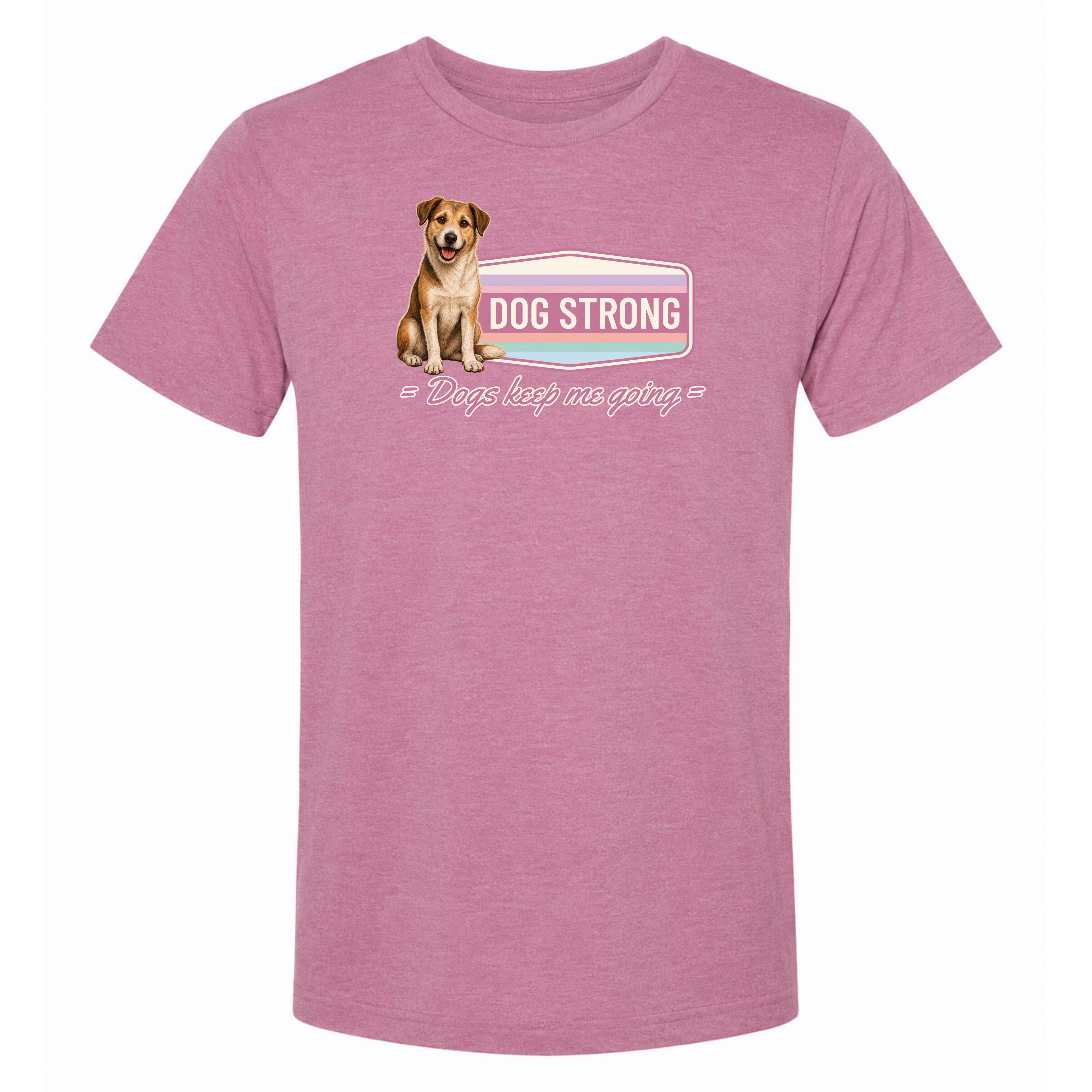 Because of Dogs — Keep Me Going (Bloom) T-Shirt