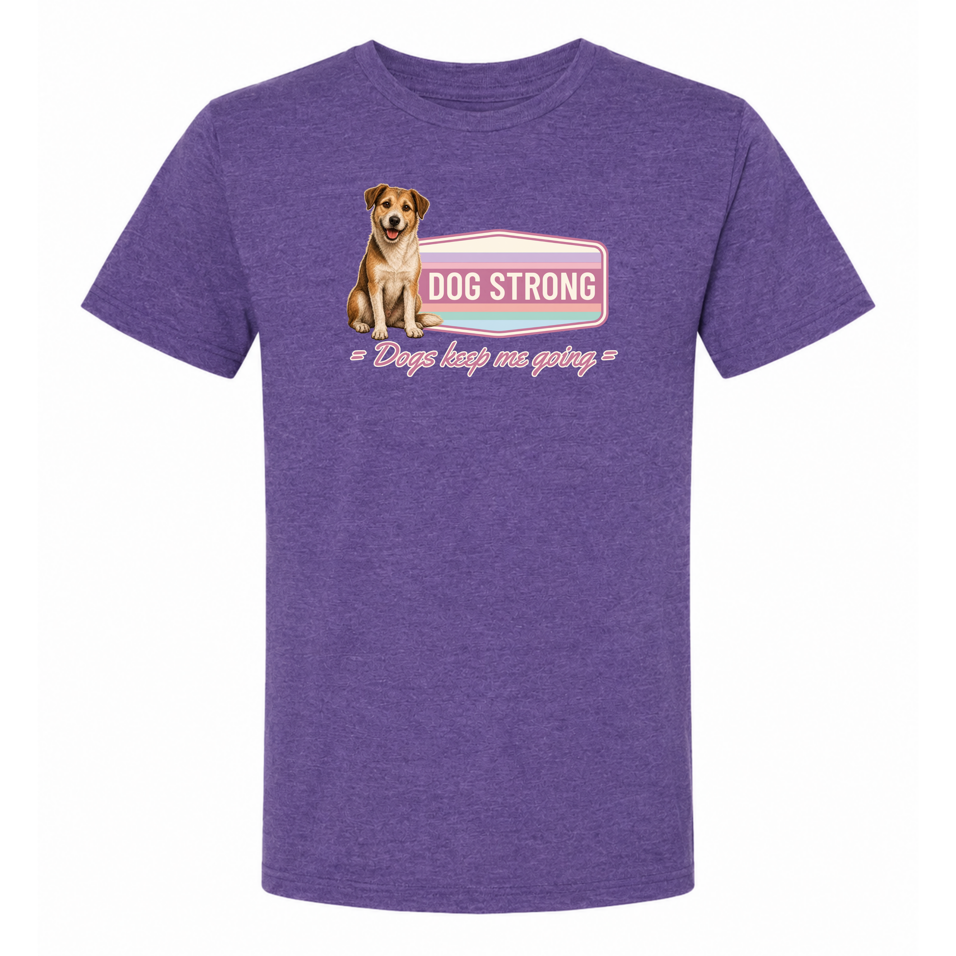 Because of Dogs — Keep Me Going (Bloom) T-Shirt