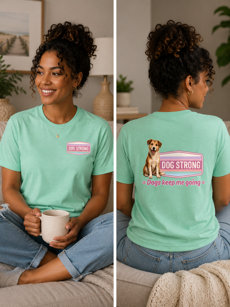 Dogs Keep Me Going (Bright) | Short Sleeve T-shirt
