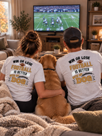 Football Is Better With My Dog | Short Sleeve T-shirt