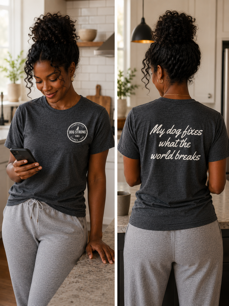 Say it Strong — My Dog Fixes What the World Breaks | Short Sleeve T-shirt