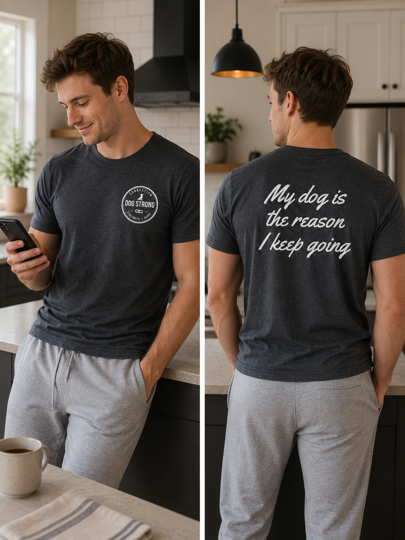 Say it Strong — My Dog Is The Reason I Keep Going | Short Sleeve T-shirt