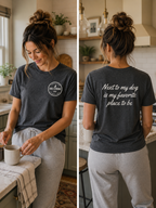 Say it Strong — Next To My Dog Is My Favorite Place To Be | Short Sleeve T-shirt