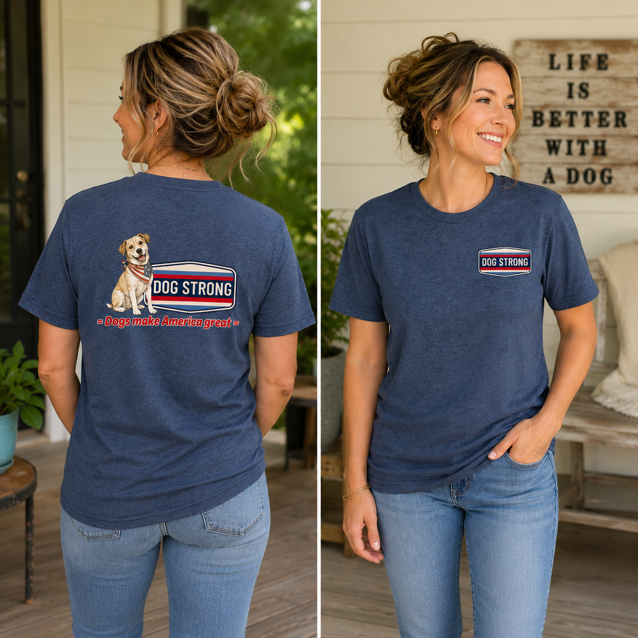 Dogs Make America Great | Short Sleeve T-shirt