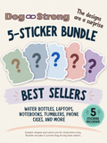 Dog Strong Best Sellers | 5-Sticker Bundle