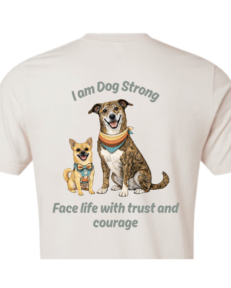 Face Life with Trust and Courage | Short Sleeve T-shirt